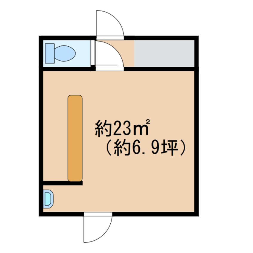 間取図 グランイースト磯原