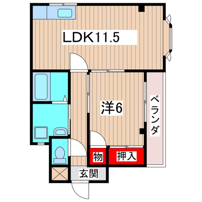 間取図 メゾンローレル