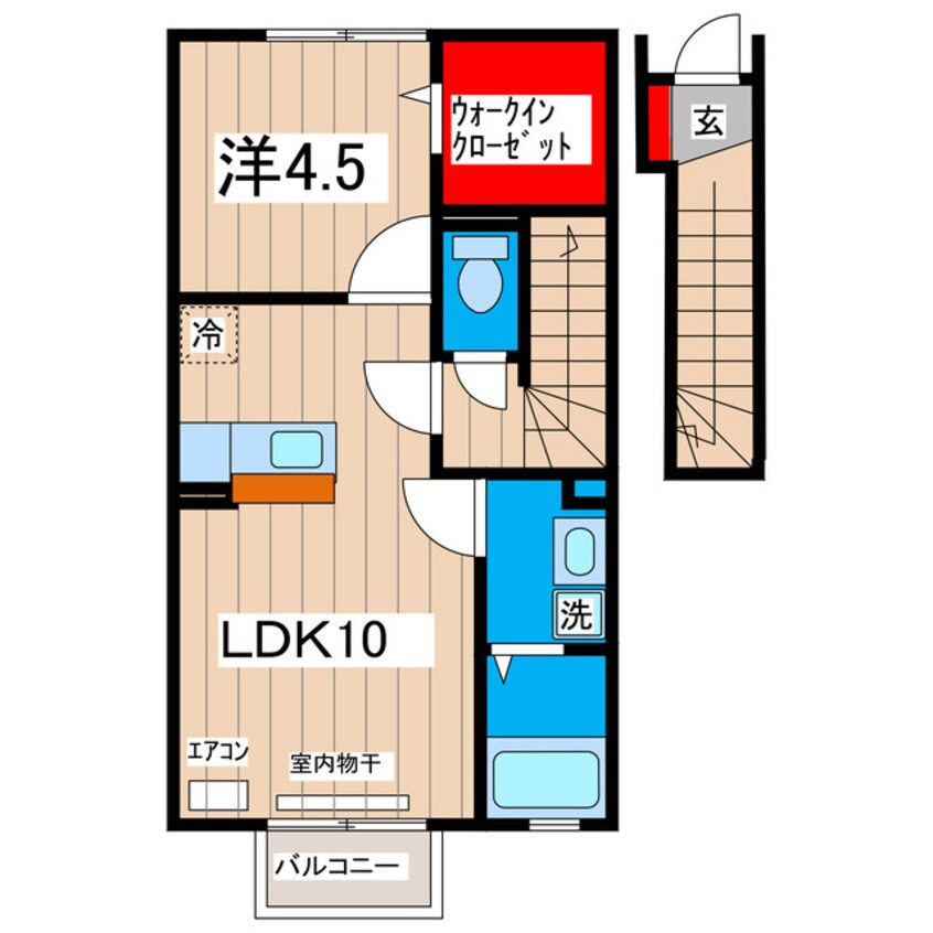 間取図 ベル・エクレールⅡ（大和）