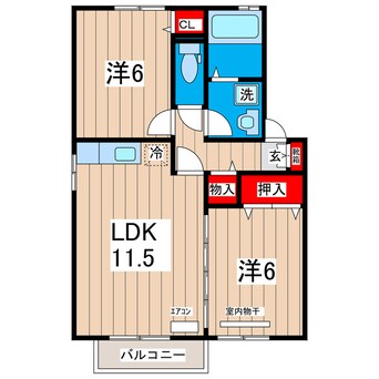 間取図 アヴァンティA・B