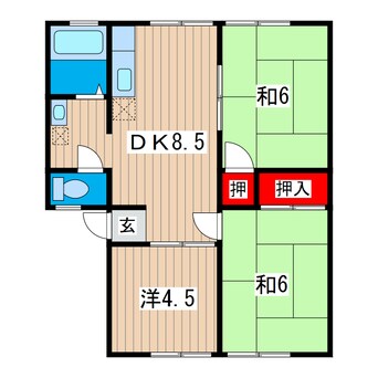 間取図 辻ハイツ