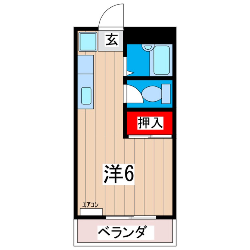 間取図 会瀬コーポ