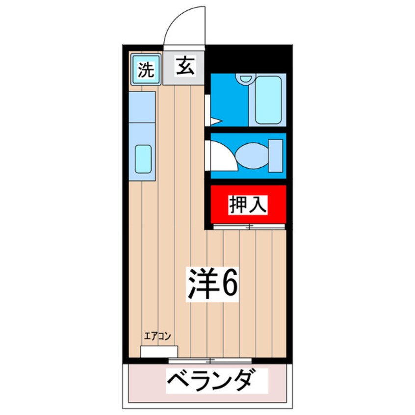 間取図 会瀬コーポ