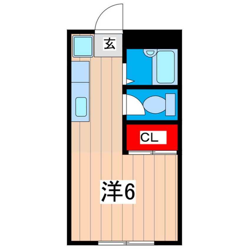 間取図 会瀬コーポ