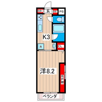 間取図 FLAT岩ヶ峰