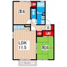 コンフォールＴ 2LDKの間取り