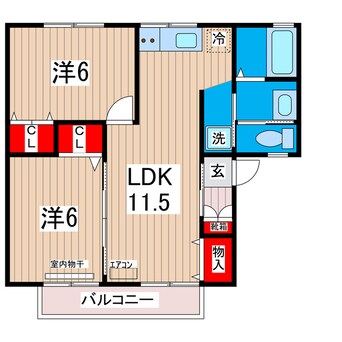 間取図 サンセールハイツ