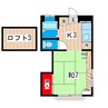Ysフラッツ Ｂ棟 1Kの間取り