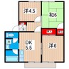 メゾンしずかⅠ 3DKの間取り