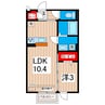 エスパーダ 1LDKの間取り