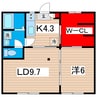 クオンツ 1LDK+Sの間取り