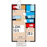 ミルメゾンA（大和） 1LDKの間取り