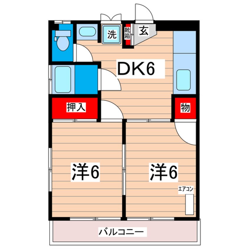 間取図 レディング滑川