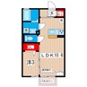 ミルメゾンB（大和） 1LDKの間取り