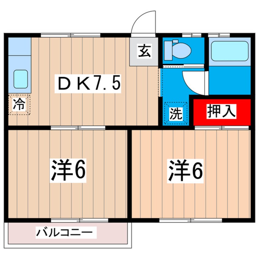 間取図 レインボーヒルズ