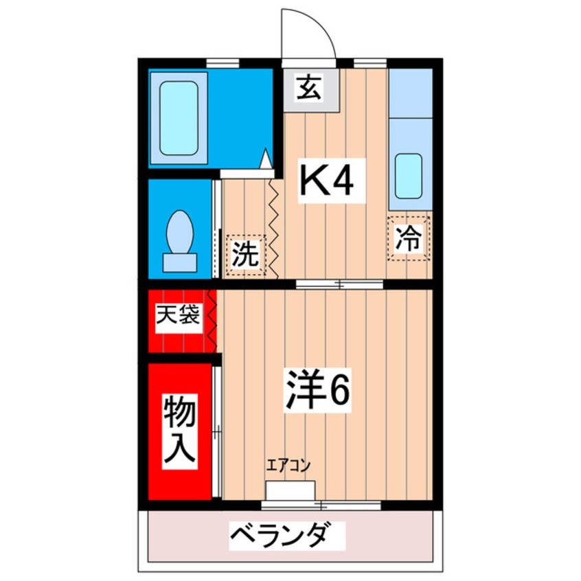 間取図 レインボーヒルズ