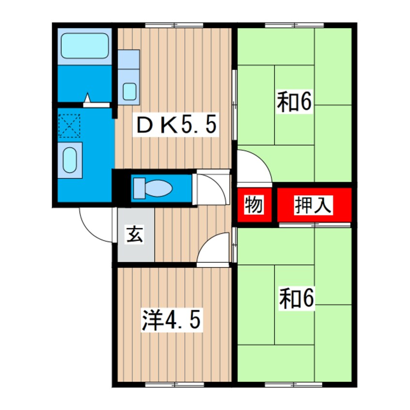 間取図 タウニーK