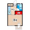 あんずマンション（会瀬町） 1Kの間取り