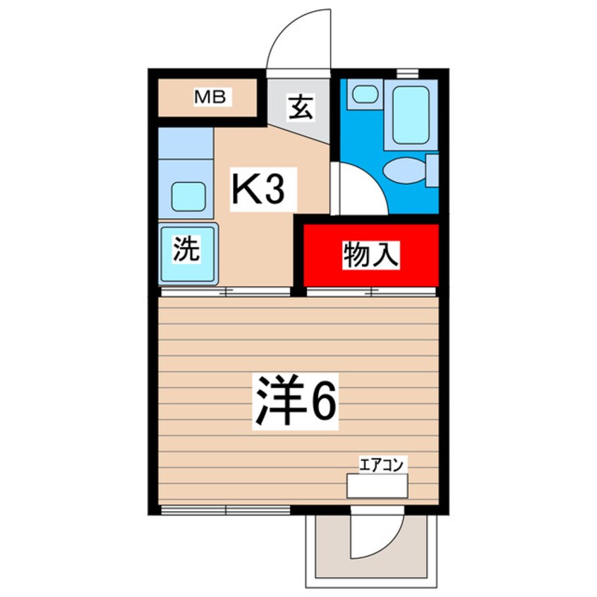 間取図 あんずマンション（会瀬町）