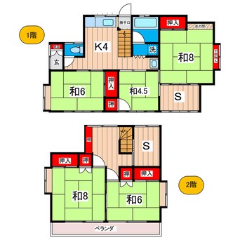 間取図 末広町4丁目一戸建