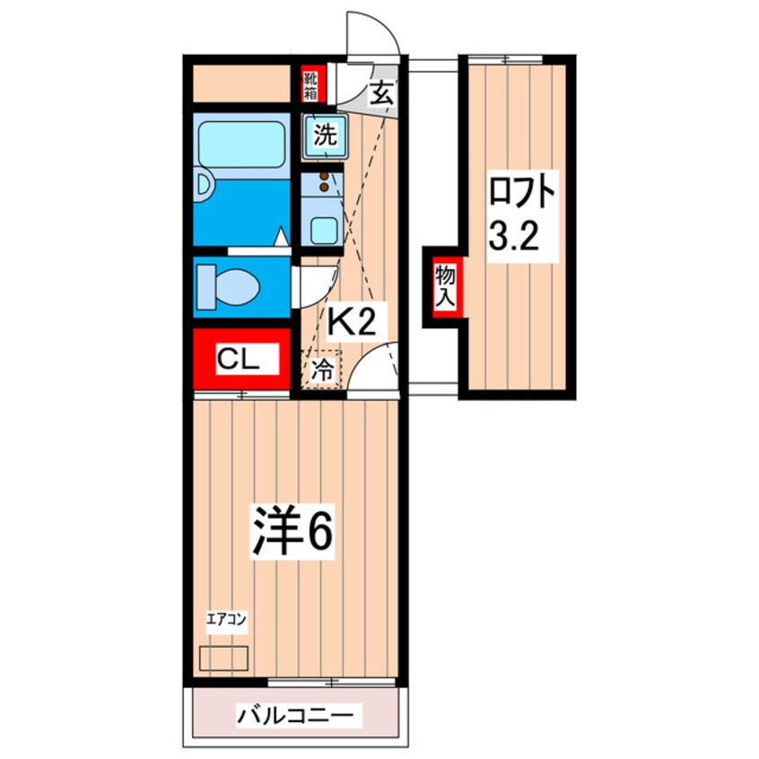 間取図 常陸多賀レジデンス