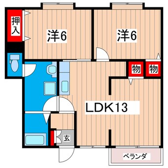 間取図 ポム・ド・テール