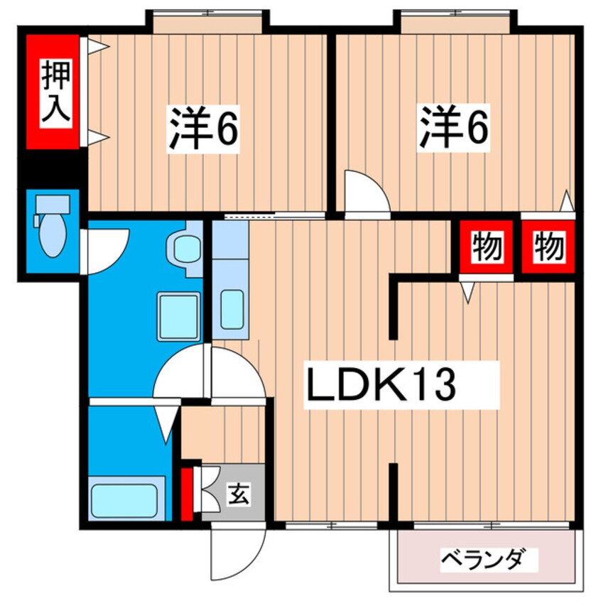 間取図 ポム・ド・テール