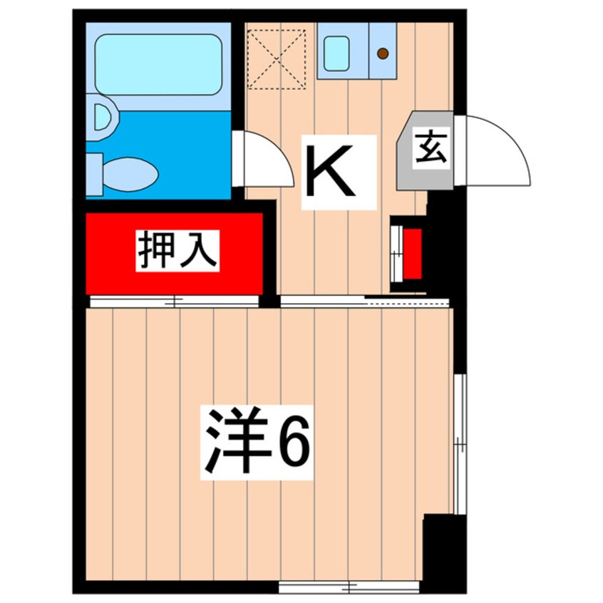 間取図 クレール池の川