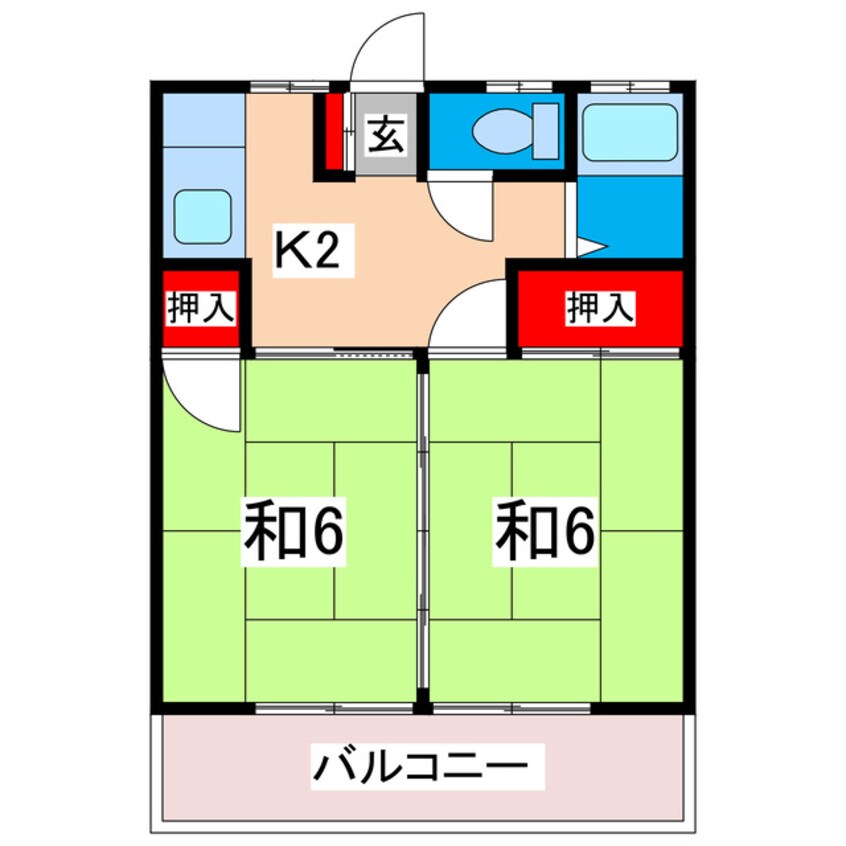 間取図 鈴木コーポ