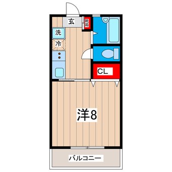 間取図 第２コーポ嶋崎