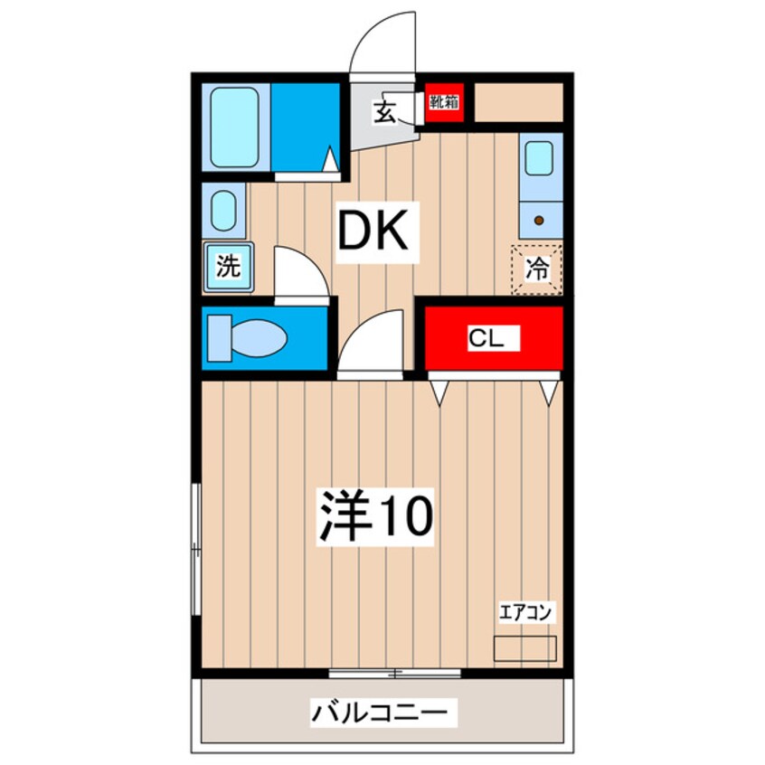 間取図 キャンパスハウスⅡ