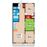 多賀の宮苑 3LDKの間取り