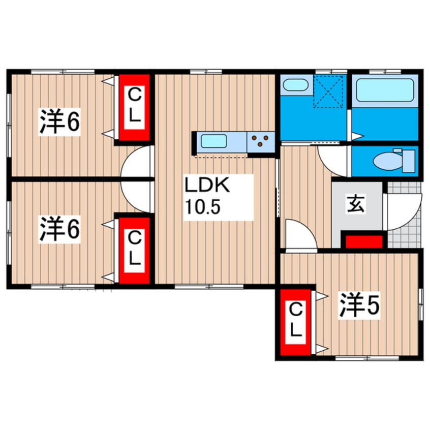 間取図 グローリー会瀬