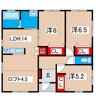 間取図 グローリー会瀬