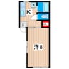 コーポクボタ 1Kの間取り