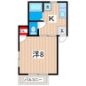 コーポクボタ 1Kの間取り