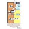 モンシャンブル２１ 2LDKの間取り