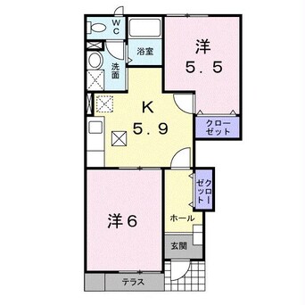 間取図 ノーヴァグランＢ