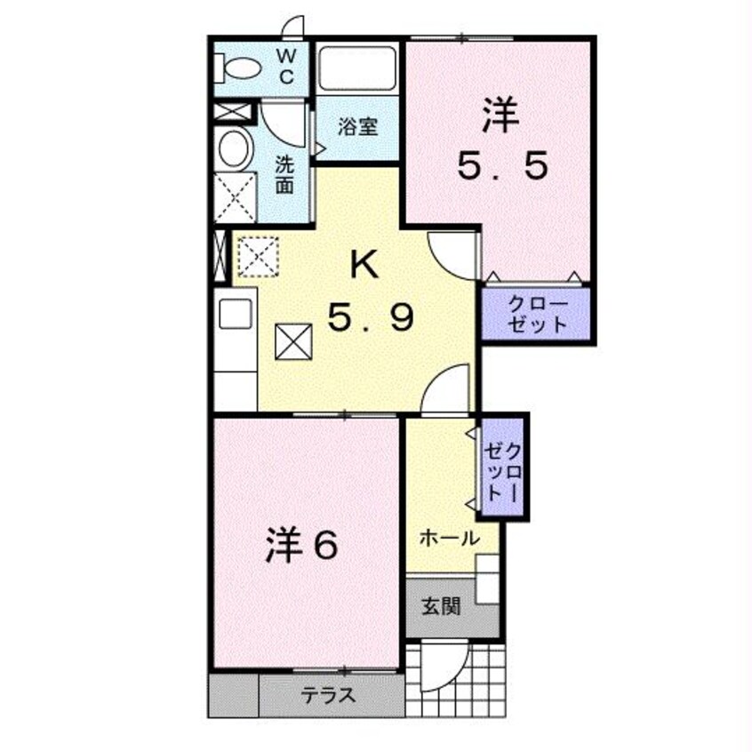 間取図 ノーヴァグランＢ