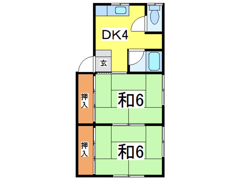 間取図 サンライフSATOH　Ｂ棟