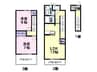 さくらヶ丘Ｂ棟 2LDKの間取り