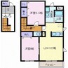グリーンウッズ 2LDKの間取り