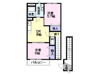 間取図 サンパークア・ナン