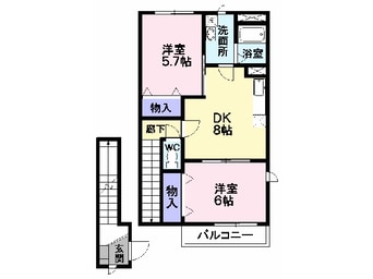 間取図 サンパークア・ナン