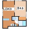 奥羽本線・山形線/高擶駅 徒歩9分 1階 築39年 1LDKの間取り