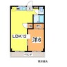 日光マンション 1LDKの間取り