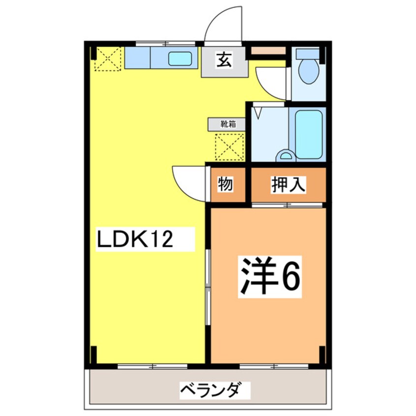 間取図 日光マンション