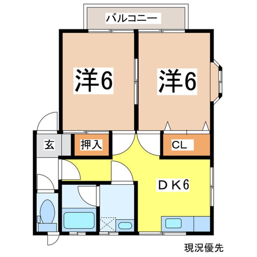 間取図 Ｈｉｅｍふじ