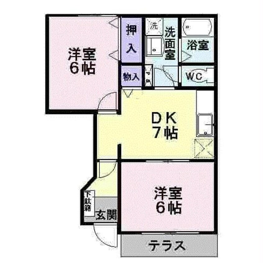 間取図 アスペンベールＣ