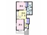 ヴィラノーヴァＢ 2DKの間取り